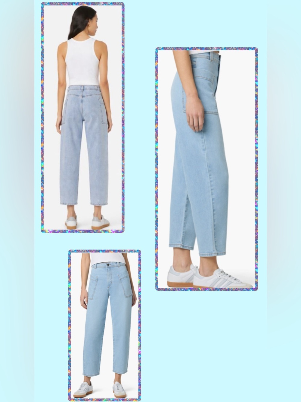 NWT Joe's Jeans Barrel Leg Luanda Jean light wash 26 - Picture 3 of 16
